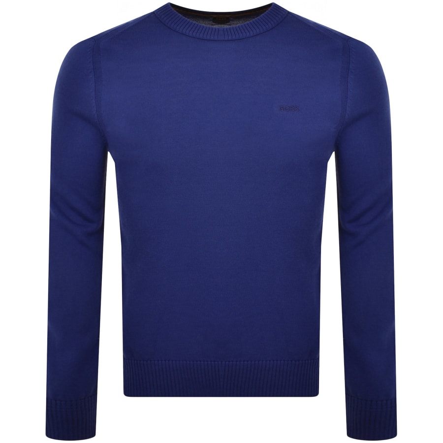 Hugo boss navy jumper hot sale